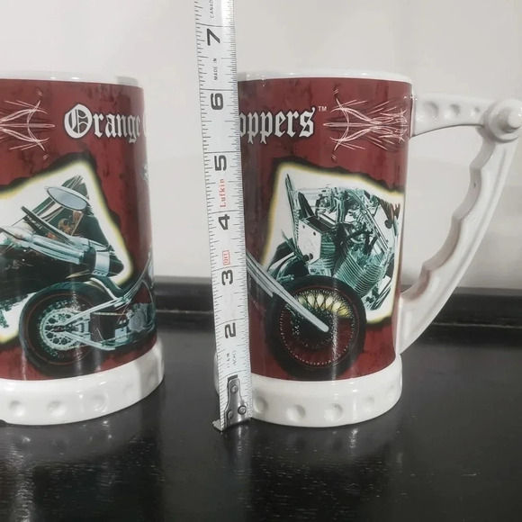 2006 Orange County Choppers Inc.Set of 2 Tall Beer Mugs. - Picture 14 of 14